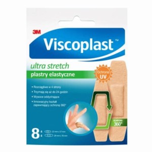 Viscoplast plastry elastyczne 8szt.