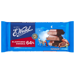 WEDEL Czekolada gorzka klasyczna 64% 90g