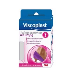 Viscoplast Taśma ochronna na stopę 5 m pudełko 1 szt.