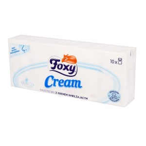 Foxy chusteczki higieniczne cream 10 opak.