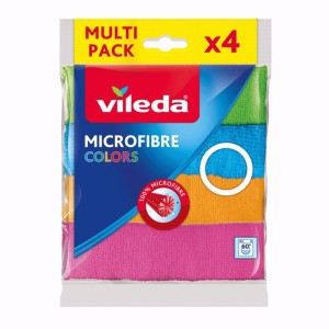 Ściereczka Vileda mikrobibra colors 4szt.