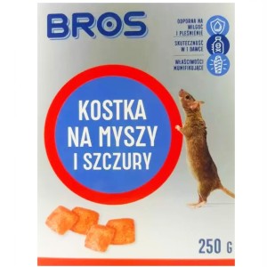 Bros Kostka trutka na myszy i szczury 250 gramów