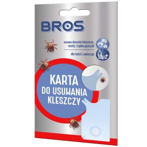 Bros Karta do usuwania kleszczy 1 sztuka