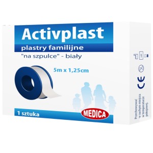 ACTIVPLAST Plastry familijne na szpulce 5m 1,25cm