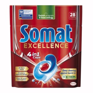 Somat tabletki do zmywarki excellence 28szt